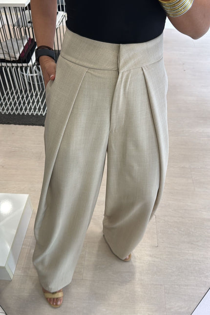 Pantalone completo sabbia