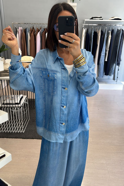 Camicia denim in chambray kk