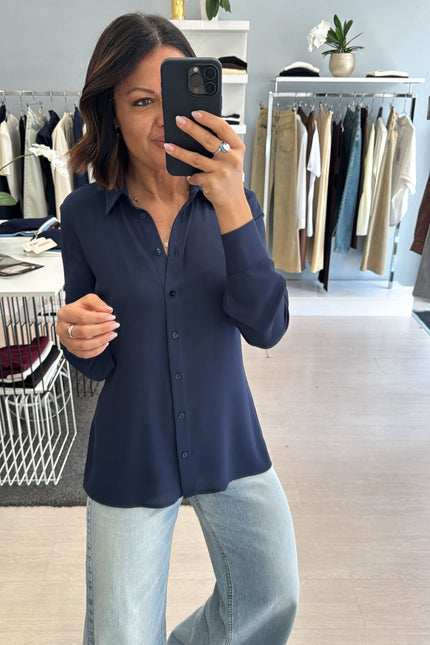 Camicia Atelier blu navy