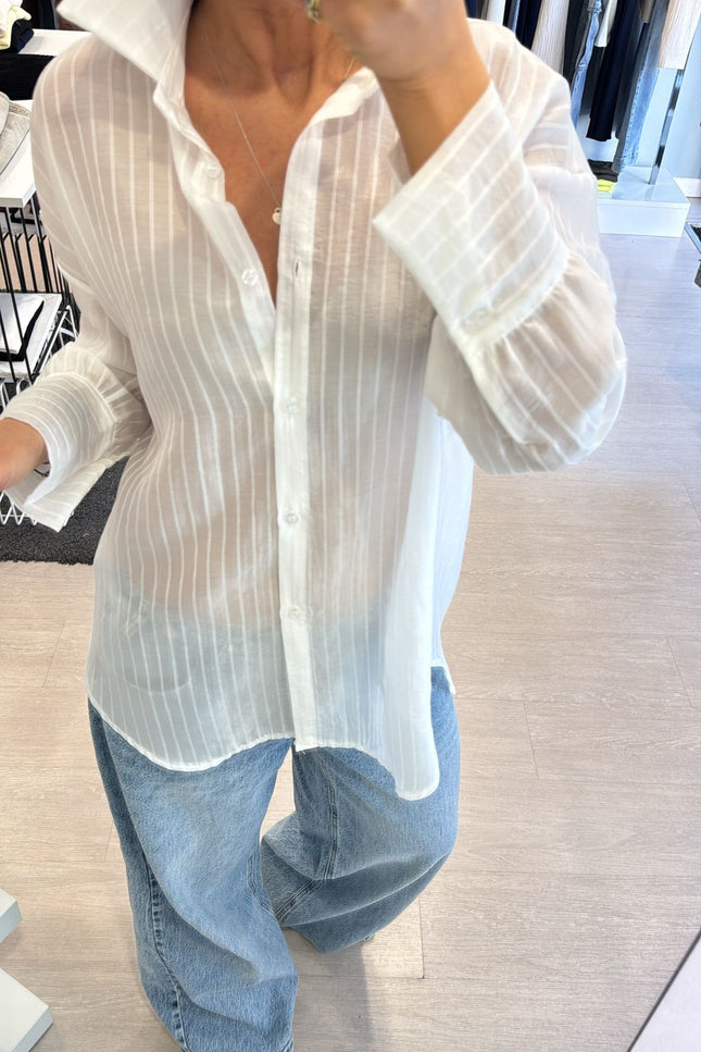 Camicia bianca oversize cc