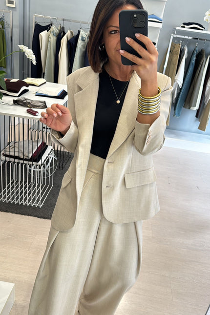 Giacca completo sabbia