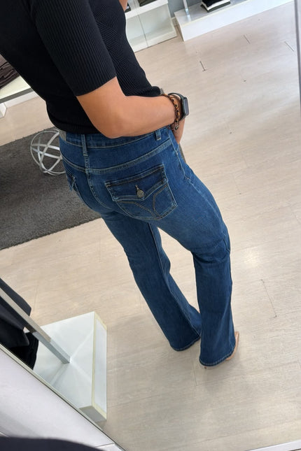 Jeans Flare denim medio cc