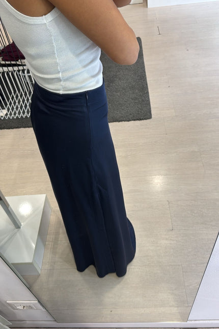 Gonna in satin blu kk