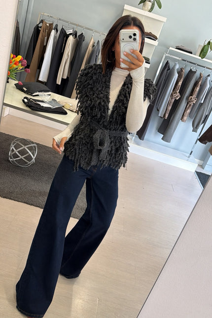 Jeans wide leg blue scuro Ic