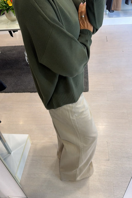 Girocollo khaki kn