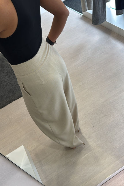 Pantalone completo sabbia