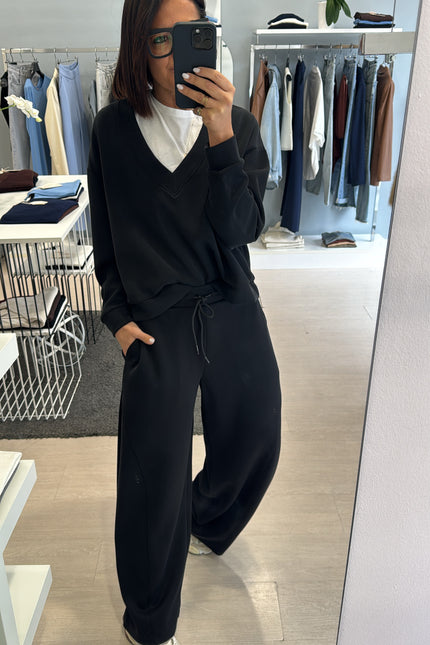 Pantalone felpa nero