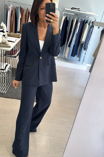 Giacca completo blu navy ak