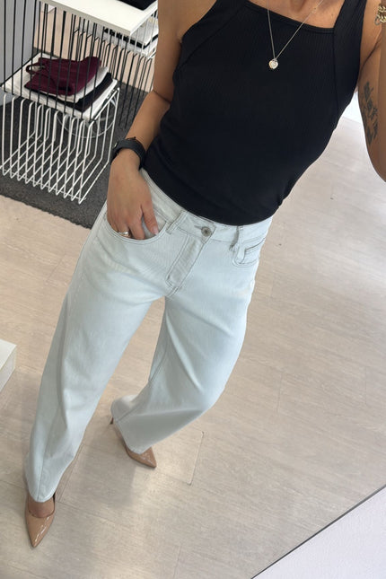 Jeans chiaro barrel