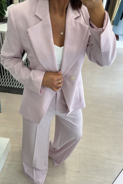 Giacca completo melange rosa kk