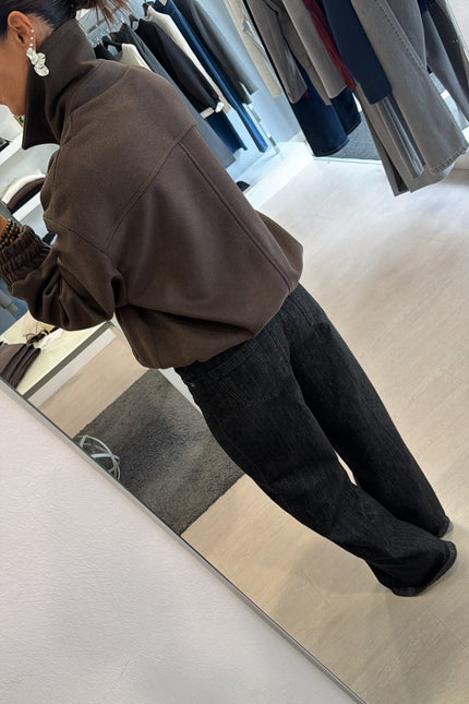 Cappotto bomber cioccolato kk