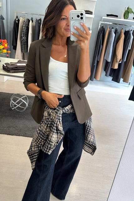 Camicia check blue cc
