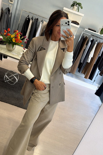 Girocollo bianco kn
