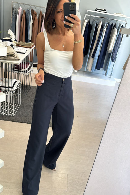 Pantalone completo blu navy ak