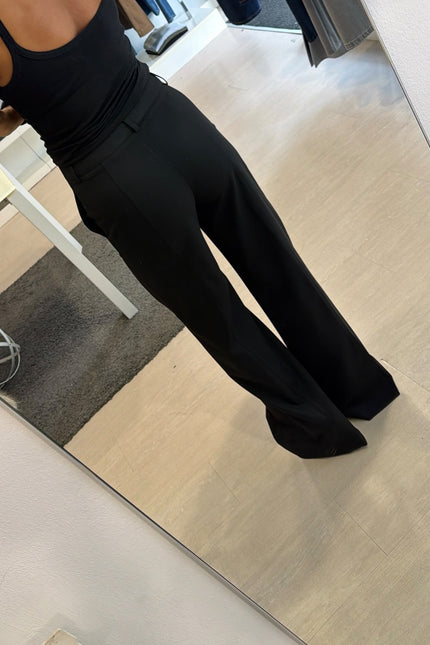 Pantalone wide-leg completo Nero Kn