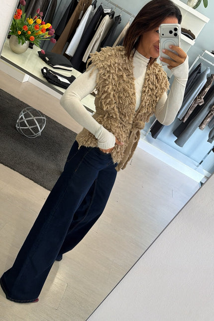 Jeans wide leg blue scuro Ic