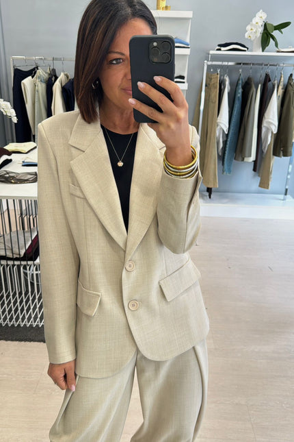 Giacca completo sabbia