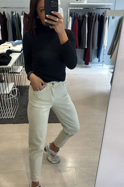 Denim slim fit sabbia