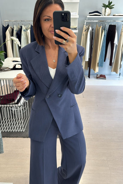 Giacca completo melange blue kk