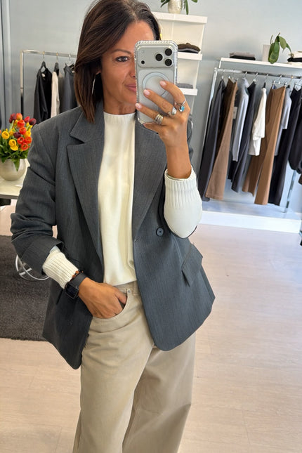 Girocollo bianco kn