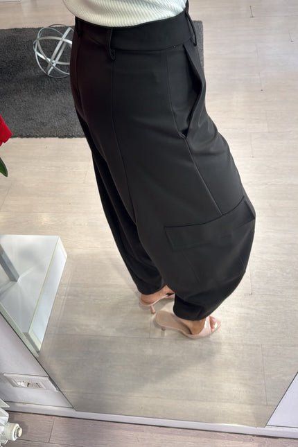 Pantalone cargo verde militare kn