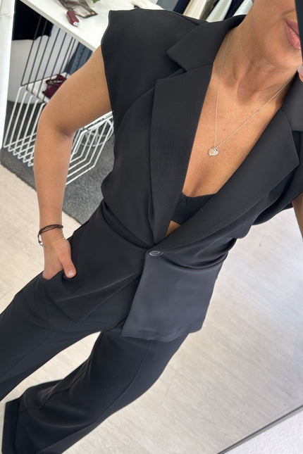 Gilet completo nero kk