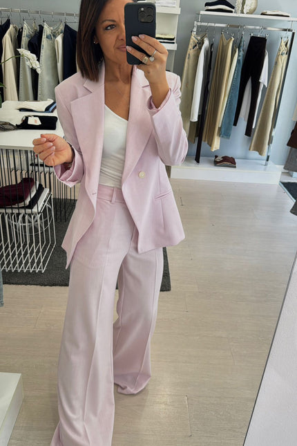 Pantalone completo melange rosa kk