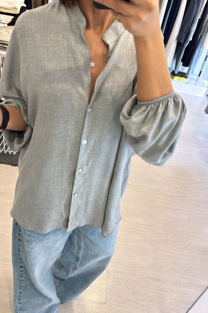 Camicia melange grigia cc
