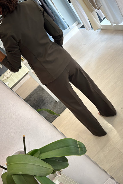 Pantalone completo punto milano verde militare kn