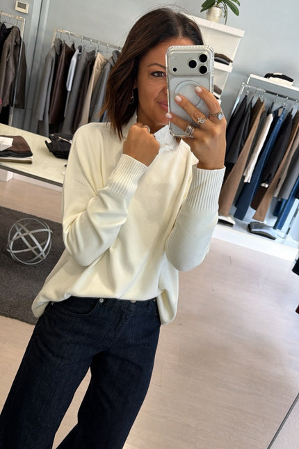 Lupetto oversize Bianco Kn