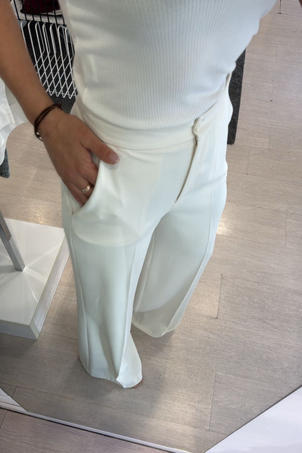 Pantalone completo bianco kk