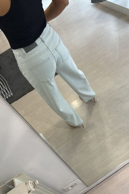 Jeans chiaro barrel