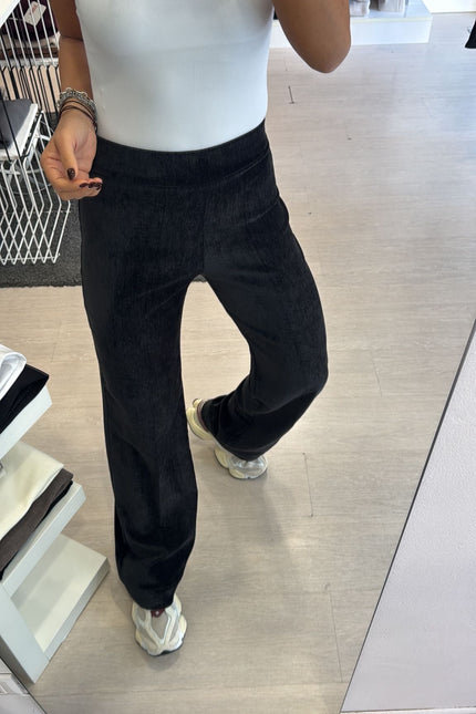 Pantalone velluto nero