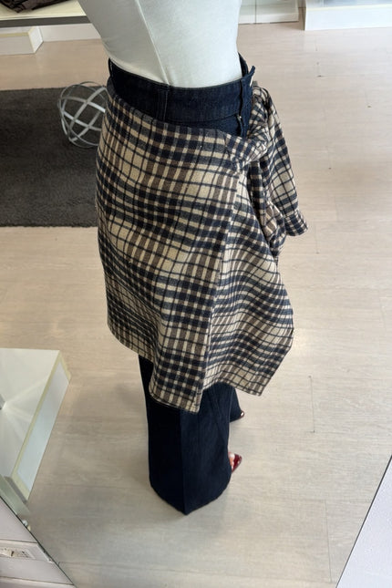 Camicia check blue cc