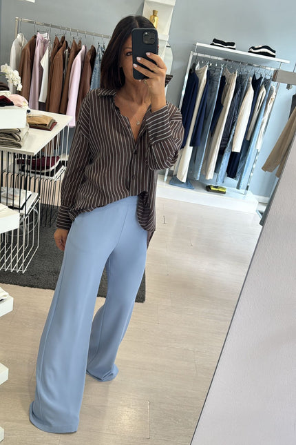 Camicia cioccolato oversize cc