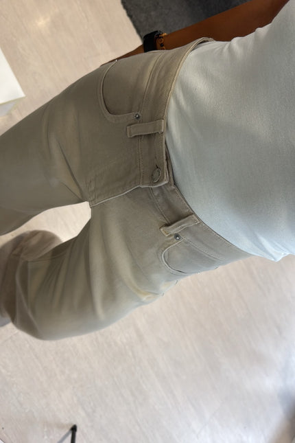 Jeans wide leg sabbia kk