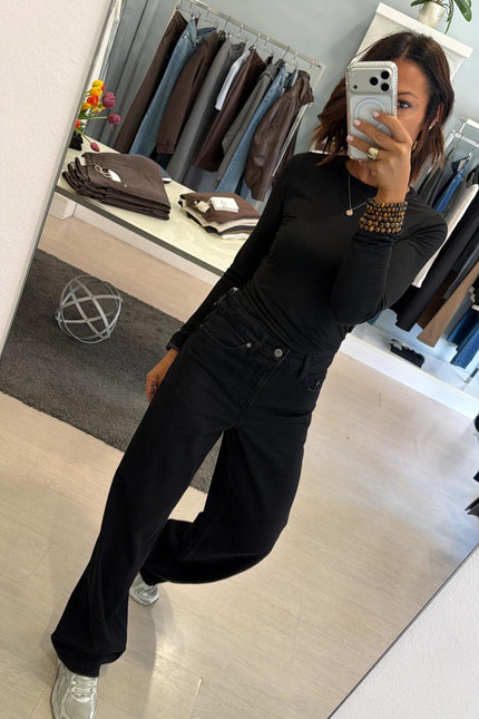 Jeans gamba dritta Nero Ic