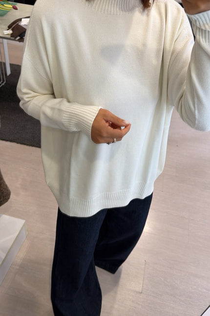 Lupetto oversize Bianco Kn