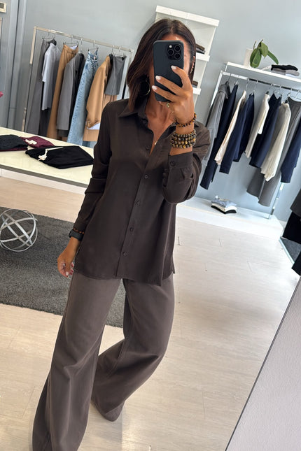 Camicia cioccolato ak