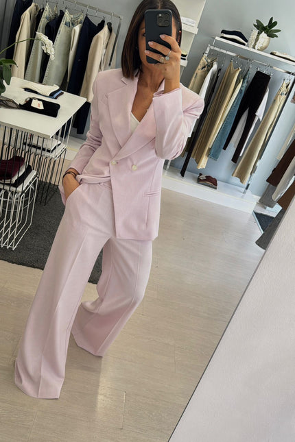 Pantalone completo melange rosa kk