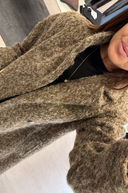 Cappotto Mid-Lenght Bouclè Ak