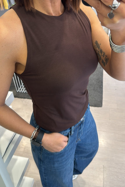 Canotta americana cioccolato