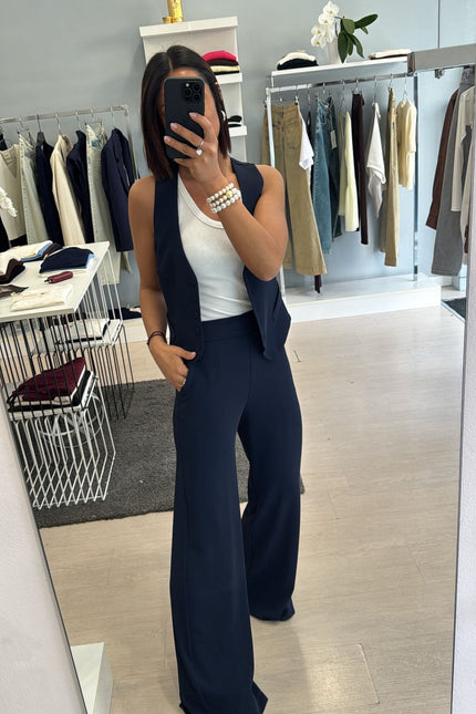 Pantalone completo blu kn