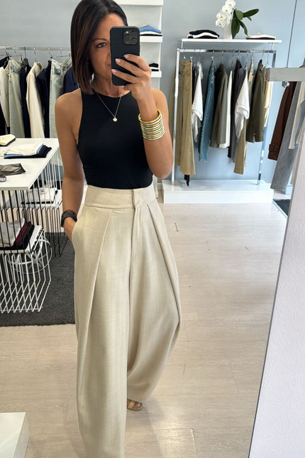 Pantalone completo sabbia