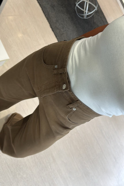 Jeans wide leg kaki kk