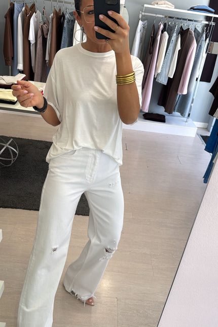 T-shirt boxy fit bianca kn