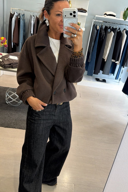 Cappotto bomber cioccolato kk