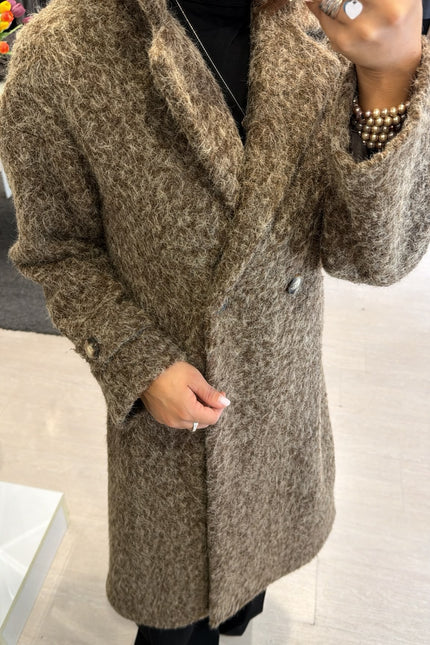 Cappotto Mid-Lenght Bouclè Ak