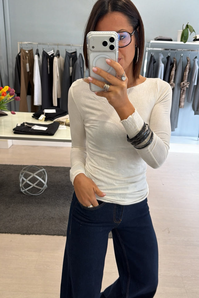 Maglia bianca fiammata kk