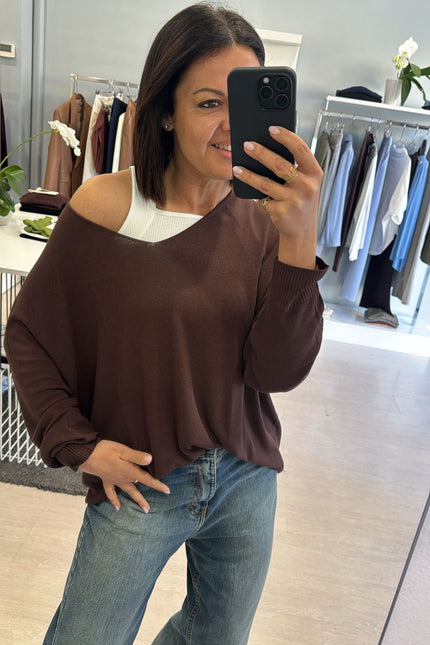 Scollo V over cioccolato